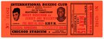 1953 ROCKY MARCIANO VS. JERSEY JOE WALCOTT $10 FULL TICKET.