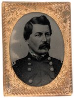 McCLELLAN GEM FERROTYPE PORTRAIT IN GENERALS UNIFORM.