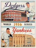 1956 WORLD SERIES OFFICIAL PROGRAM.