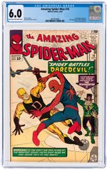 AMAZING SPIDER-MAN #16 SEPTEMBER 1964 CGC 6.0 FINE.