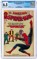 AMAZING SPIDER-MAN #10 MARCH 1964 CGC 6.5 FINE+ (FIRST BIG MAN & THE ENFORCERS).