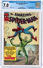 AMAZING SPIDER-MAN #20 JANUARY 1965 CGC 7.0 FINE/VF (FIRST SCORPION).