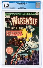 WEREWOLF BY NIGHT #33 SEPTEMBER 1975 CGC 7.0 FINE/VF.