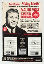 MICKEY MANTLE (HOF) INTERCOMS ON ORIGINAL STORE CARD.