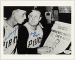 SMOKY BURGESS & HARVEY HADDIX SIGNED PHOTO.