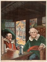 WILSON & BRYAN RARE "GRAPE JUICE 200 YEARS AGO" SATIRICAL PROHIBITION POSTER.