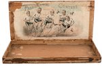 TILDEN, HENDRICKS, SHERMAN, GRANT & BAYNARD 1880 "PRESIDENTIAL CONTEST" CIGAR BOX.