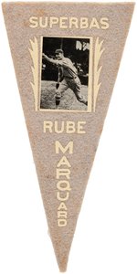 1916 BF2 RUBE MARQUARD (HOF) BROOKLYN "SUPERBAS" FERGUSON BAKERY FELT PENNANT.