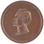 McCLELLAN HIGH RELIEF PORTRAIT COPPER MEDAL DeWITT 1864-2.