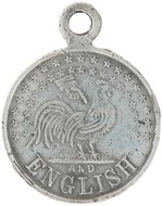 HANCOCK & ENGLISH 1880 RARE REBUS MEDALLION.