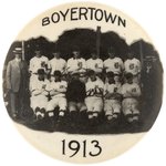 1913 BOYERTOWN, PA BASEBALL TEAM POCKET MIRROR.