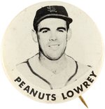 1950s PEANUTS LOWREY PM10 STADIUM BUTTON.