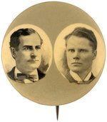 BRYAN & SULZER RARE NEW YORK CONGRESSIONAL COATTAIL BUTTON.