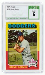 1975 TOPPS #140 STEVE GARVEY CSG 6 EX/NM.