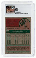 1975 TOPPS #260 JOHNNY BENCH (HOF) CSG 6.5 EX/NM+.