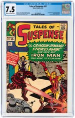 TALES OF SUSPENSE #52 APRIL 1964 CGC 7.5 VF- (FIRST BLACK WIDOW).