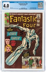 FANTASTIC FOUR #50 MAY 1966 CGC 4.0 VG.