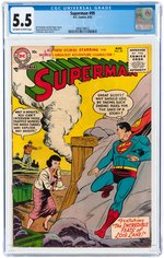 SUPERMAN #99 AUGUST 1955 CGC 5.5 FINE-.