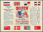 "SOLDIER BOYS" GUM CARD WRAPPER.