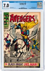 AVENGERS #48 JANUARY 1968 CGC 7.0 FINE/VF (DANE WHITMAN BECOMES BLACK KNIGHT).