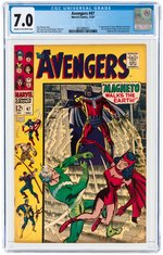 AVENGERS #47 DECEMBER 1967 CGC 7.0 FINE/VF (FIRST DANE WHITMAN).