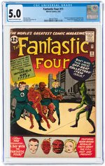 FANTASTIC FOUR #11 FEBRUARY 1963 CGC 5.0 VG/FINE (FIRST IMPOSSIBLE MAN).