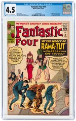 FANTASTIC FOUR #19 OCTOBER 1963 CGC 4.5 VG+ (FIRST RAMA-TUT).