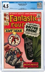 FANTASTIC FOUR #16 JULY 1963 CGC 4.5 VG+.