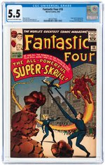 FANTASTIC FOUR #18 SEPTEMBER 1963 CGC 5.5 FINE- (FIRST SUPER-SKRULL).