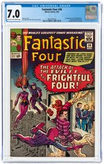 FANTASTIC FOUR #36 MARCH 1965 CGC 7.0 FINE/VF (FIRST FRIGHTFUL FOUR & MEDUSA).