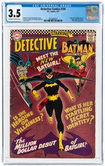 DETECTIVE COMICS #359 JANUARY 1967 CGC 3.5 VG- (FIRST BATGIRL).