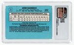 1986 DONRUSS #39 JOSE CANSECO RATED ROOKIE CSG 6.5 EX/NM+.