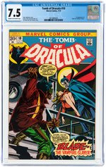 TOMB OF DRACULA #10 JULY 1973 CGC 7.5 VF- (FIRST BLADE THE VAMPIRE SLAYER).