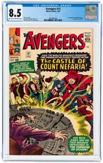 AVENGERS #13 FEBRUARY 1965 CGC 8.5 VF+ (FIRST COUNT NEFARIA).