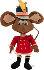 TOPO GIGIO BANDLEADER FELT DOLL.