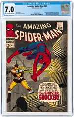 AMAZING SPIDER-MAN #46 MARCH 1967 CGC 7.0 FINE/VF (FIRST SHOCKER).