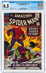 AMAZING SPIDER-MAN #40 SEPTEMBER 1966 CGC 6.5 FINE+.