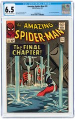 AMAZING SPIDER-MAN #33 FEBRUARY 1966 CGC 6.5 FINE+.