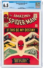 AMAZING SPIDER-MAN #31 DECEMBER 1965 CGC 6.5 FINE+ (FIRST GWEN STACY., HARRY OSBORN & PROFESSOR MILES WARREN).