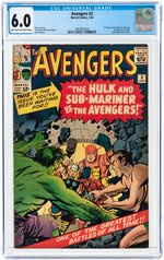 AVENGERS #3 JANUARY 1964 CGC 6.0 FINE.