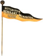 1909 PITTSBURGH PIRATES "PENNANT WINNERS" CELLULOID STICK PIN ISSUED BY "HERMES ICE CREAM."