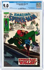 AMAZING SPIDER-MAN #90 NOVEMBER 1970 CGC 9.0 VF/NM (DEATH OF CAPTAIN STACY).