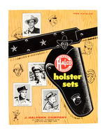 "HALCO BRAND HOLSTER SETS" 1956 CATALOGUE WITH MANY TV STARS.