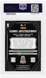 2013 PANINI PINNACLE GIANNIS ANTETOKOUNMPO #5 ROOKIE CARD PSA MINT 9.