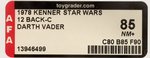 STAR WARS - DARTH VADER 12 BACK-C AFA 85 NM+.