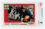 1955 TOPPS ALL-AMERICAN #27 RED GRANGE (HOF) BVG 6 EX-MT.