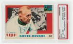 1955 TOPPS ALL-AMERICAN #16 KNUTE ROCKNE PSA 8 NM-MT.