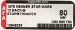 STAR WARS - STORMTROOPER 12 BACK-B AFA 80 NM.