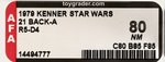 STAR WARS - R5-D4 21 BACK-A AFA 80 NM.