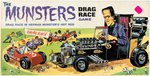 THE MUNSTERS DRAG RACE GAME BY HASBRO IN UNUSED CONDITION.